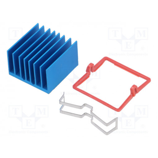 ATS-X53270P-C1-R0; Heatsink: extruded; grilled; BGA; blue; L: 27mm; W: 27mm; H: 17.5mm; Advanced Thermal Solutions
