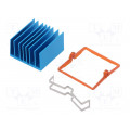 ATS-X53300P-C1-R0; Heatsink: extruded; grilled; BGA; blue; L: 30mm; W: 30mm; H: 17.5mm; Advanced Thermal Solutions