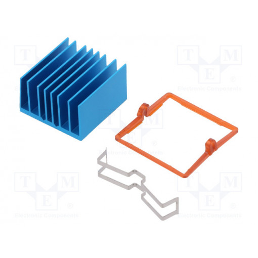 ATS-X53300P-C1-R0; Heatsink: extruded; grilled; BGA; blue; L: 30mm; W: 30mm; H: 17.5mm; Advanced Thermal Solutions