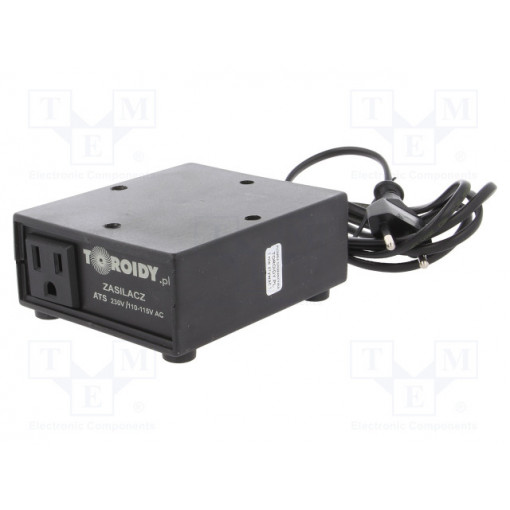 ATS100VA-230/110V; Autotransformer; 230VAC; Power: 100VA; Usec.1: 110÷115V; TOROIDY