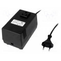 ATS100-230V/115V-001; Autotransformer; 230VAC; Power: 100VA; Usec.1: 115V; 860mA; INDEL