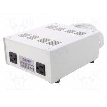 ATS2000VA-230/110V U+UMS; Autotransformer; 230VAC; Power: 2000VA; Usec.1: 115V; TOROIDY ATS2000VA-230/110V U+UMS; Autotransformer; 230VAC; Power: 2000VA; Usec.1: 115V; TOROIDY