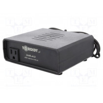 ATS500VA-230/110V; Autotransformer; 230VAC; Power: 500VA; Usec.1: 110÷115V; TOROIDY ATS500VA-230/110V; Autotransformer; 230VAC; Power: 500VA; Usec.1: 110÷115V; TOROIDY