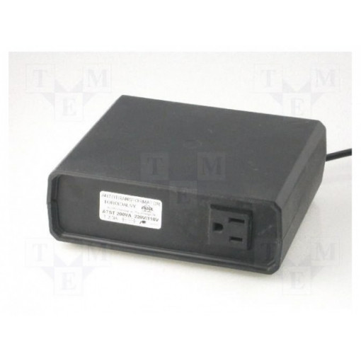 ATST200-230V/115V-001; Autotransformer; 230VAC; Power: 200VA; Usec.1: 115V; INDEL ATST200-230V/115V-001; Autotransformer; 230VAC; Power: 200VA; Usec.1: 115V; INDEL