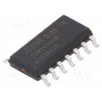 ATTINY414-SSN; AVR microcontroller; EEPROM: 128B; SRAM: 256B; Flash: 4kB; SO14; MICROCHIP TECHNOLOGY