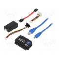 AU0028A; USB to SATA adapter; IDE 40pin,IDE 44pin,SATA socket; 5Gbps; LOGILINK