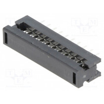 DS1018-20SIBX; IDC transition; PIN: 20; IDC,THT; for ribbon cable; 1.27mm; 1A; CONNFLY DS1018-20SIBX; IDC transition; PIN: 20; IDC,THT; for ribbon cable; 1.27mm; 1A; CONNFLY