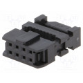 AWP-08; Plug; IDC; female; PIN: 8; IDC; for ribbon cable; 1.27mm; Layout: 2x4; NINIGI