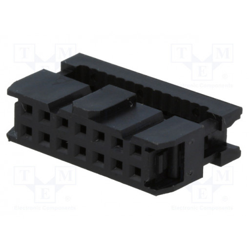 AWP-14; Plug; IDC; female; PIN: 14; IDC; for ribbon cable; 1.27mm; NINIGI AWP-14; Plug; IDC; female; PIN: 14; IDC; for ribbon cable; 1.27mm; NINIGI