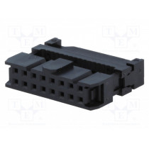 AWP-16; Plug; IDC; female; PIN: 16; IDC; for ribbon cable; 1.27mm; NINIGI AWP-16; Plug; IDC; female; PIN: 16; IDC; for ribbon cable; 1.27mm; NINIGI