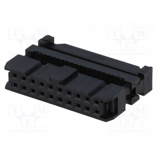 AWP-20; Plug; IDC; female; PIN: 20; IDC; for ribbon cable; 1.27mm; NINIGI