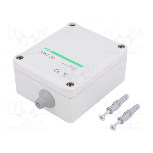 AWZ-30; Twilight switch; IP65; 230VAC; relay; 60x85x35mm; 30A; -25÷50°C; F&F AWZ-30; Twilight switch; IP65; 230VAC; relay; 60x85x35mm; 30A; -25÷50°C; F&F