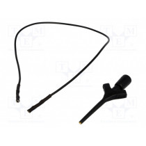 AX-CP-06-B; Clip-on probe; pincers type; 2A; 60VDC; black; Grip capac: max.2mm; AXIOMET AX-CP-06-B; Clip-on probe; pincers type; 2A; 60VDC; black; Grip capac: max.2mm; AXIOMET