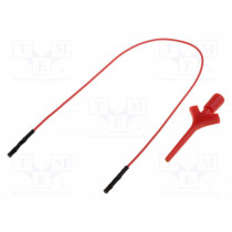 AX-CP-06-R; Clip-on probe; pincers type; 2A; 60VDC; red; Grip capac: max.2mm; AXIOMET AX-CP-06-R; Clip-on probe; pincers type; 2A; 60VDC; red; Grip capac: max.2mm; AXIOMET