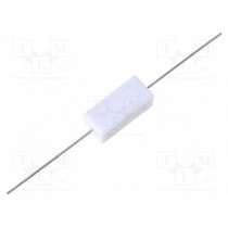 PRW05WJW150B00; Resistor: wire-wound; cement; THT; 15Ω; 5W; ±5%; 10x9x22mm; ROYAL OHM PRW05WJW150B00; Resistor: wire-wound; cement; THT; 15Ω; 5W; ±5%; 10x9x22mm; ROYAL OHM