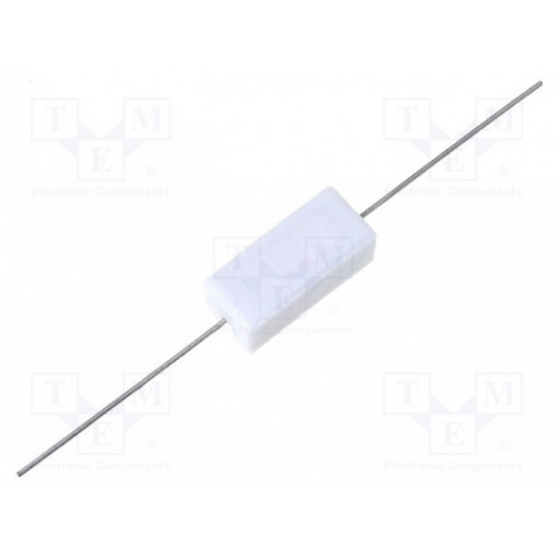 PRW05WJW200B00; Resistor: wire-wound; cement; THT; 20Ω; 5W; ±5%; 10x9x22mm; ROYAL OHM