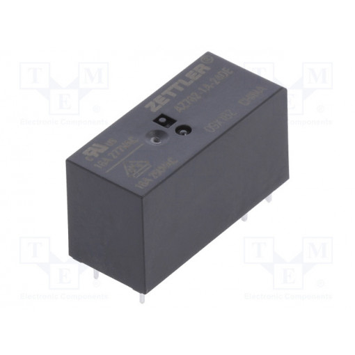 AZ762-1A-24DE; Relay: electromagnetic; SPST-NO; Ucoil: 24VDC; 16A/250VAC; 16A; ZETTLER