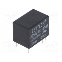 AZ952-1C-12DSE; Relay: electromagnetic; SPDT; Ucoil: 12VDC; 1A/125VAC; 1A/30VDC; 1A; ZETTLER