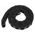B15.015.038.0; Cable chain; Series: B15; Bend.rad: 38mm; L: 1006mm; Int.width: 15mm; igus