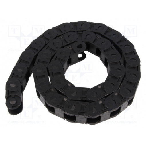 B15.015.075.0; Cable chain; Series: B15; Bend.rad: 75mm; L: 1006mm; Int.width: 15mm; igus