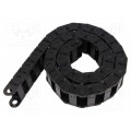 B15.038.075.0; Cable chain; Series: B15; Bend.rad: 75mm; L: 1006mm; Int.width: 38mm; igus