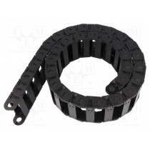 B15.050.038.0; Cable chain; Series: B15; Bend.rad: 38mm; L: 1006mm; Int.width: 50mm; igus