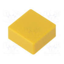 B321330; Button; push-in; none; 5.5mm; -25÷70°C; square; yellow; OMRON OCB