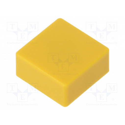 B321330; Button; push-in; none; 5.5mm; -25÷70°C; square; yellow; OMRON OCB