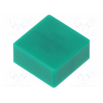 B321350; Button; push-in; none; 5.5mm; -25÷70°C; square; green; OMRON OCB