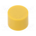 B321630; Button; push-in; none; 7mm; -25÷70°C; round; yellow; OMRON OCB