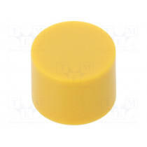 B321630; Button; push-in; none; 7mm; -25÷70°C; round; yellow; OMRON OCB