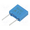 B32529C0103J000; Capacitor: polyester; 10nF; 40VAC; 63VDC; Pitch: 5mm; ±5%; -55÷125°C; EPCOS