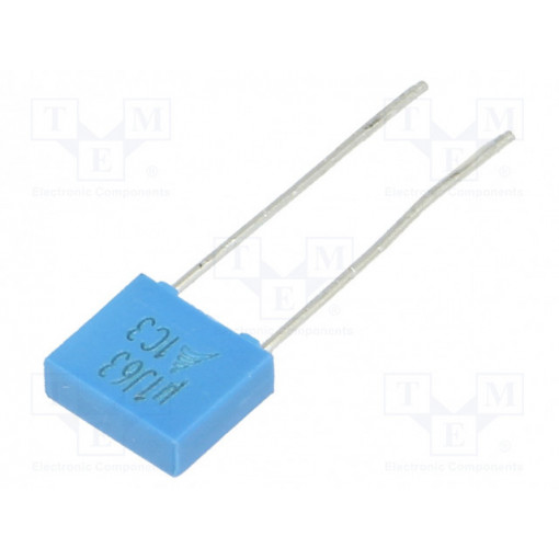 B32529C0104J289; Capacitor: polyester; 100nF; 40VAC; 63VDC; Pitch: 5mm; ±5%; EPCOS