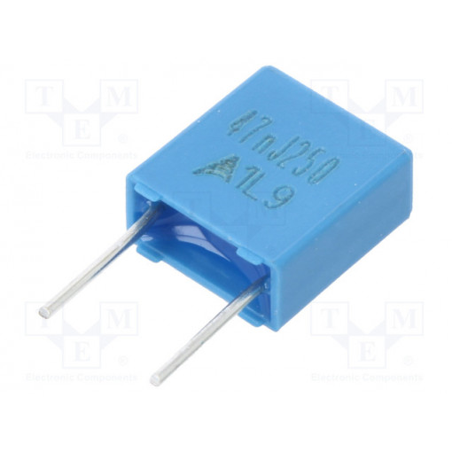 B32529C3473J000; Capacitor: polyester; 47nF; 160VAC; 250VDC; Pitch: 5mm; ±5%; EPCOS
