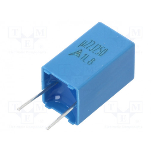 B32529D3224J000; Capacitor: polyester; 220nF; 160VAC; 250VDC; Pitch: 5mm; ±5%; EPCOS