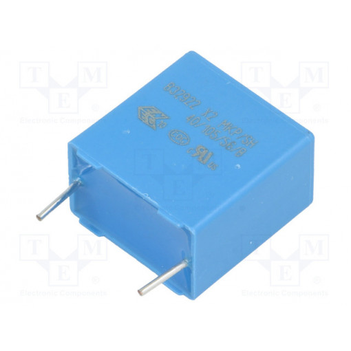 B32922C3684M; Capacitor: polypropylene; X2; 680nF; 15mm; ±20%; 11x18.5x18mm; EPCOS