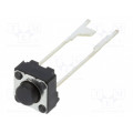 B3F6020; Microswitch TACT; SPST-NO; Pos: 2; 0.05A/24VDC; THT; none; 980mN; OMRON OCB