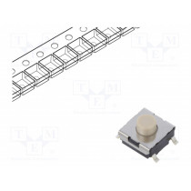 B3FS1012P; Microswitch TACT; SPST-NO; Pos: 2; 0.05A/24VDC; SMT; none; 1.47N; OMRON OCB