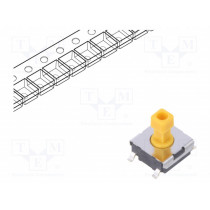 B3FS1052P; Microswitch TACT; SPST-NO; Pos: 2; 0.05A/24VDC; SMT; none; 1.47N; OMRON OCB