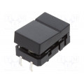 B3J1100; Switch: keypad; Pos: 2; SPST-NO; 0.05A/24VDC; black; none; THT; 1.27N; OMRON OCB