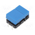 B3J1400; Switch: keypad; Pos: 2; SPST-NO; 0.05A/24VDC; blue; none; THT; 1.27N; OMRON OCB
