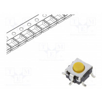 B3S1102P; Microswitch TACT; SPST-NO; Pos: 2; 0.05A/24VDC; SMT; none; 2.26N; OMRON OCB