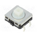 B3W4050S; Microswitch TACT; SPST-NO; Pos: 2; 0.05A/24VDC; THT; none; 1.96N; OMRON OCB