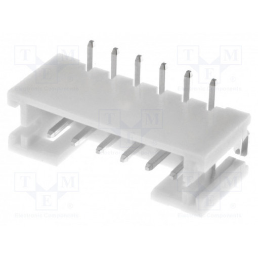B6B-PH-SM4-TB; Socket; wire-board; male; PH; 2mm; PIN: 6; SMT; 100V; 2A; -25÷85°C; JST