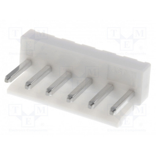 B6P-VH; Socket; wire-board; male; VH; 3.96mm; PIN: 6; THT; 250V; 10A; -25÷85°C; JST