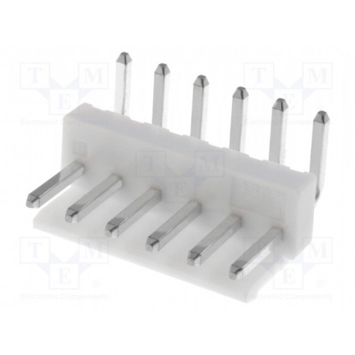 B6PS-VH; Socket; wire-board; male; VH; 3.96mm; PIN: 6; THT; 250V; 10A; -25÷85°C; JST