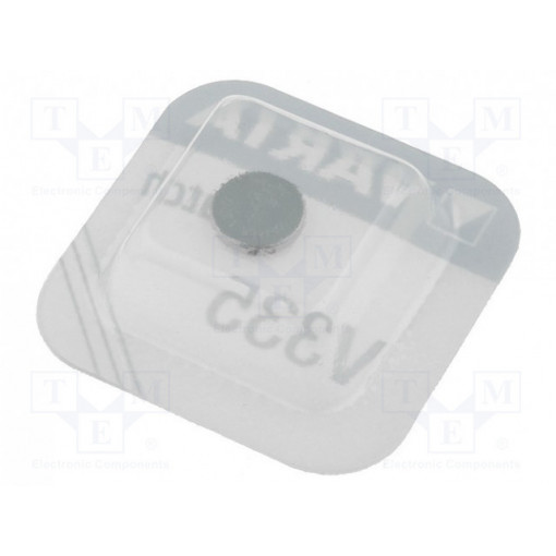 20335; Battery: silver; 1.55V; V335,coin; Batt.no: 1; Ø5.8x1.25mm; 6mAh; VARTA 20335; Battery: silver; 1.55V; V335,coin; Batt.no: 1; Ø5.8x1.25mm; 6mAh; VARTA