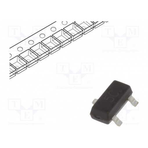 BC807-40-TP; Transistor: PNP; bipolar; 45V; 0.5A; 300mW; SOT23; MICRO COMMERCIAL COMPONENTS