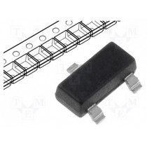 BC846B; Transistor: NPN; bipolar; 65V; 0.1A; 0.25W; SOT23; CDIL