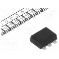 BC847BVN.115; Transistor: NPN / PNP; bipolar; 45V; 100mA; 300mW; SOT666; NEXPERIA BC847BVN.115; Transistor: NPN / PNP; bipolar; 45V; 100mA; 300mW; SOT666; NEXPERIA